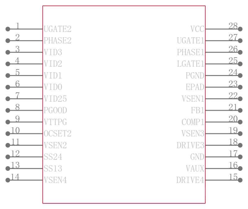 ISL6523CB-T引脚图