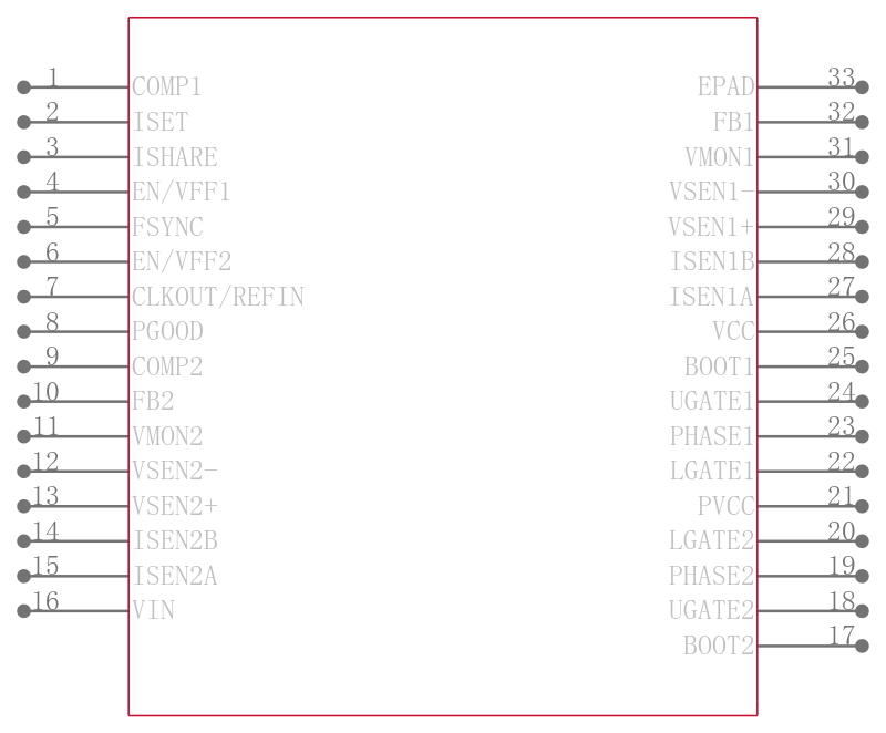 ISL8120IRZEC引脚图