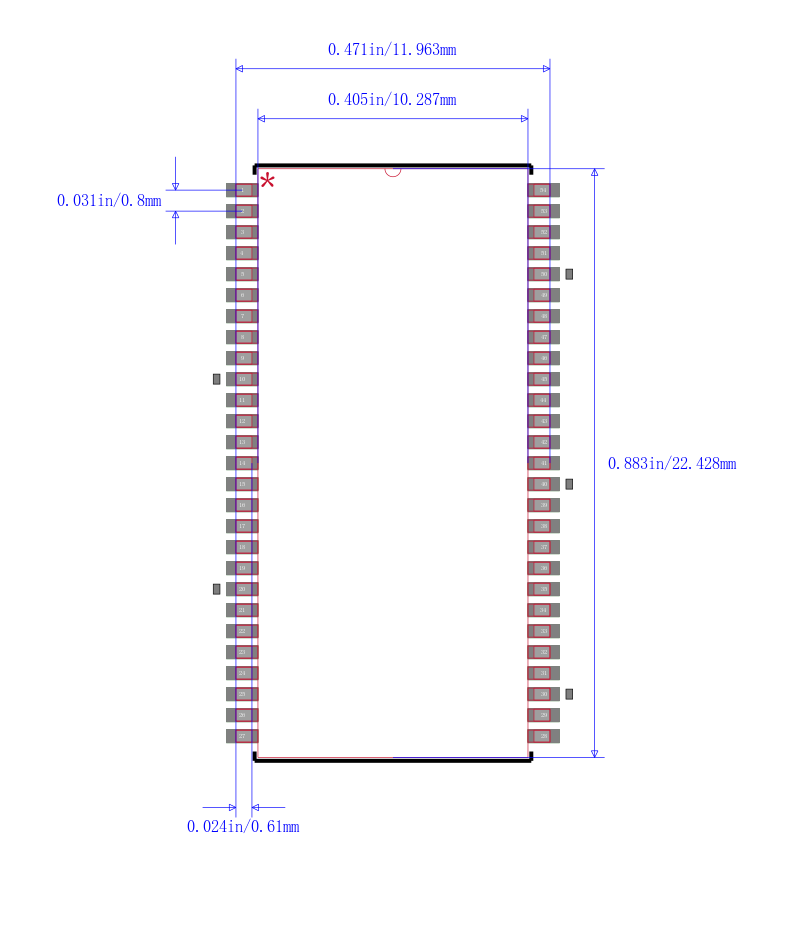 IS42S16400D-6T封装图