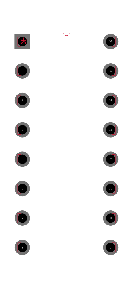 IH5045CPE封装焊盘图