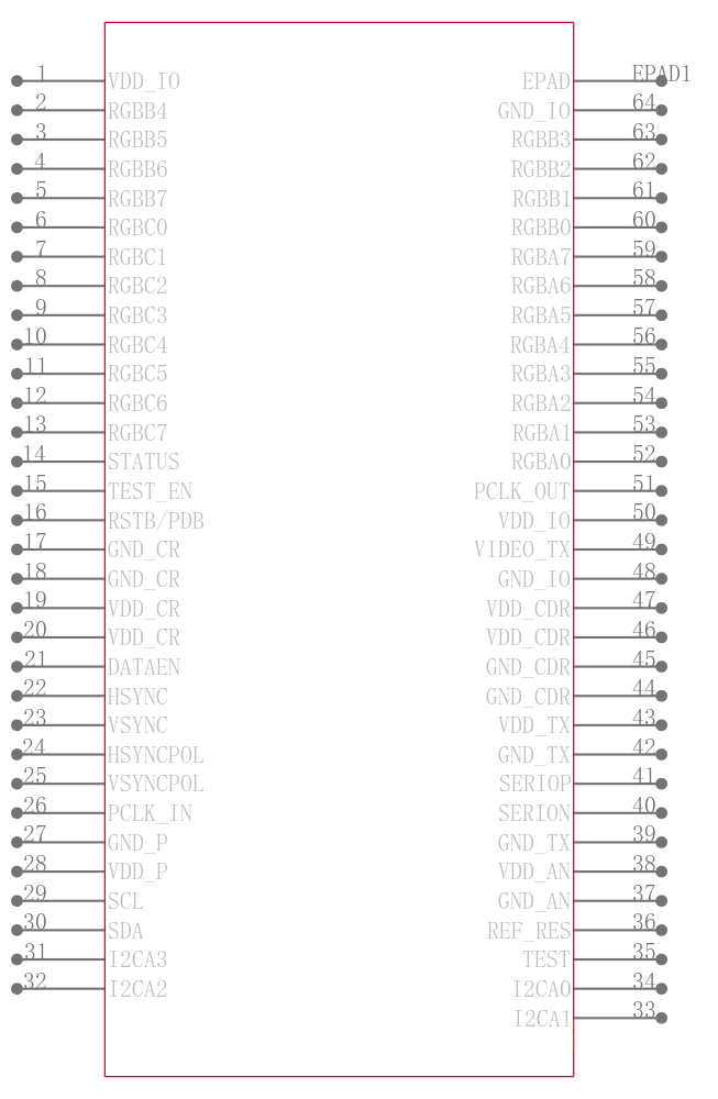 ISL34340INZ引脚图