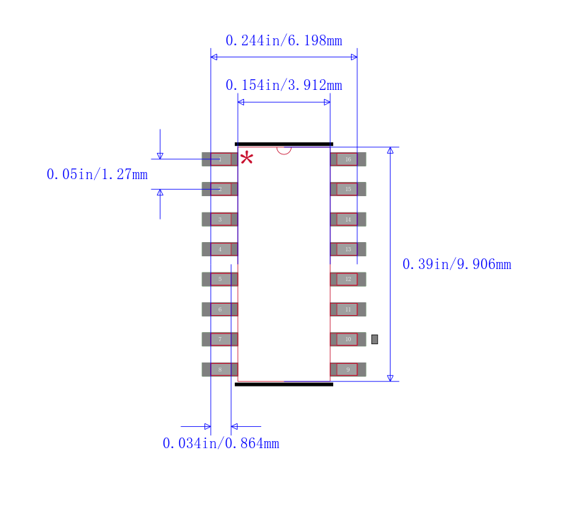 ICL3232EIBZ封装图
