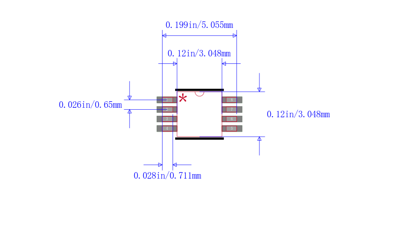ISL83078EIUZA封装图