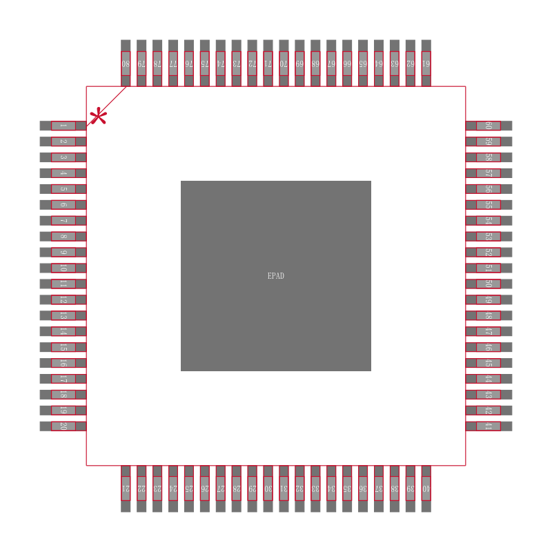 ISL98003CNZ-150封装焊盘图