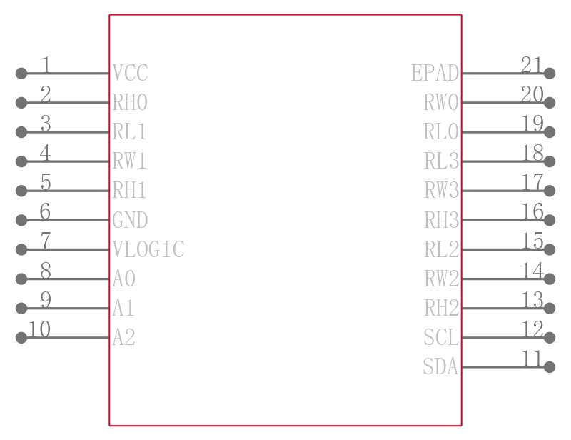 ISL23348TFRZ-TK引脚图