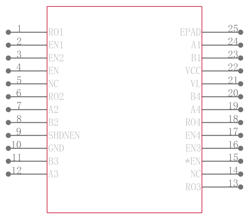 ISL32177EIRZ-T引脚图