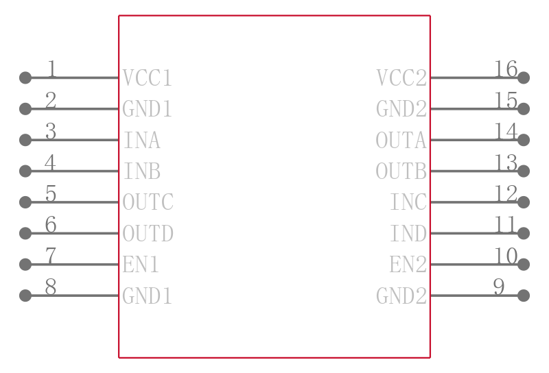 ISO7142CCQDBQRQ1引脚图