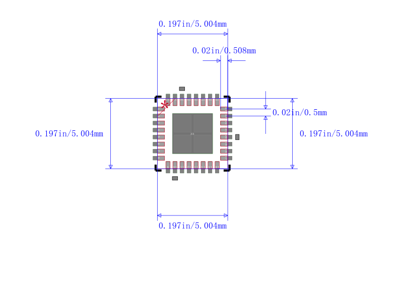 AD8366ACPZ-R7封装图