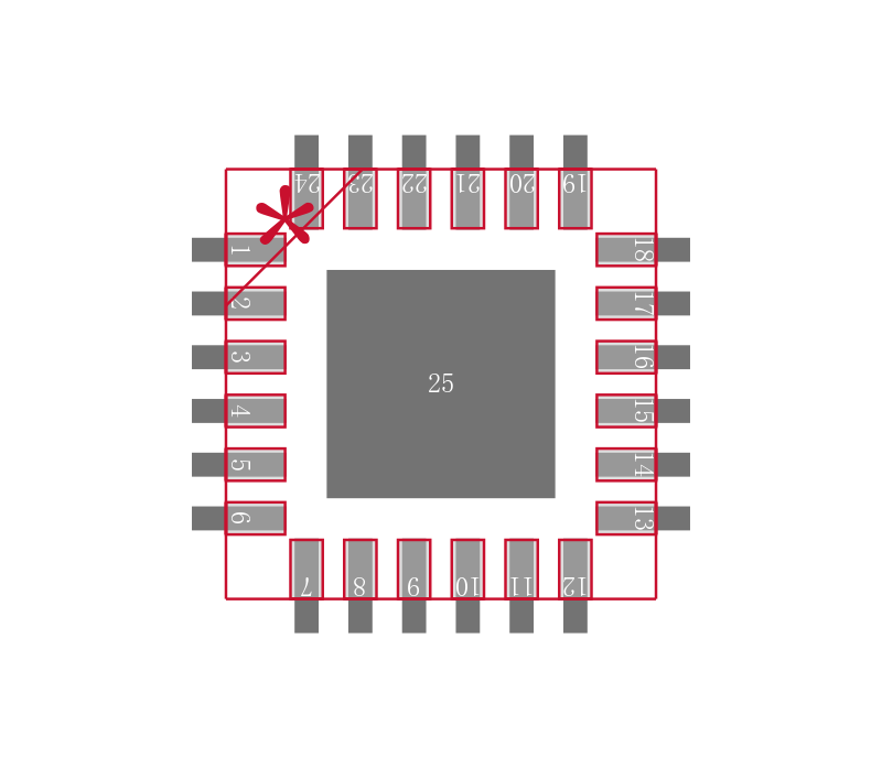 AD8146ACPZ-R2封装焊盘图