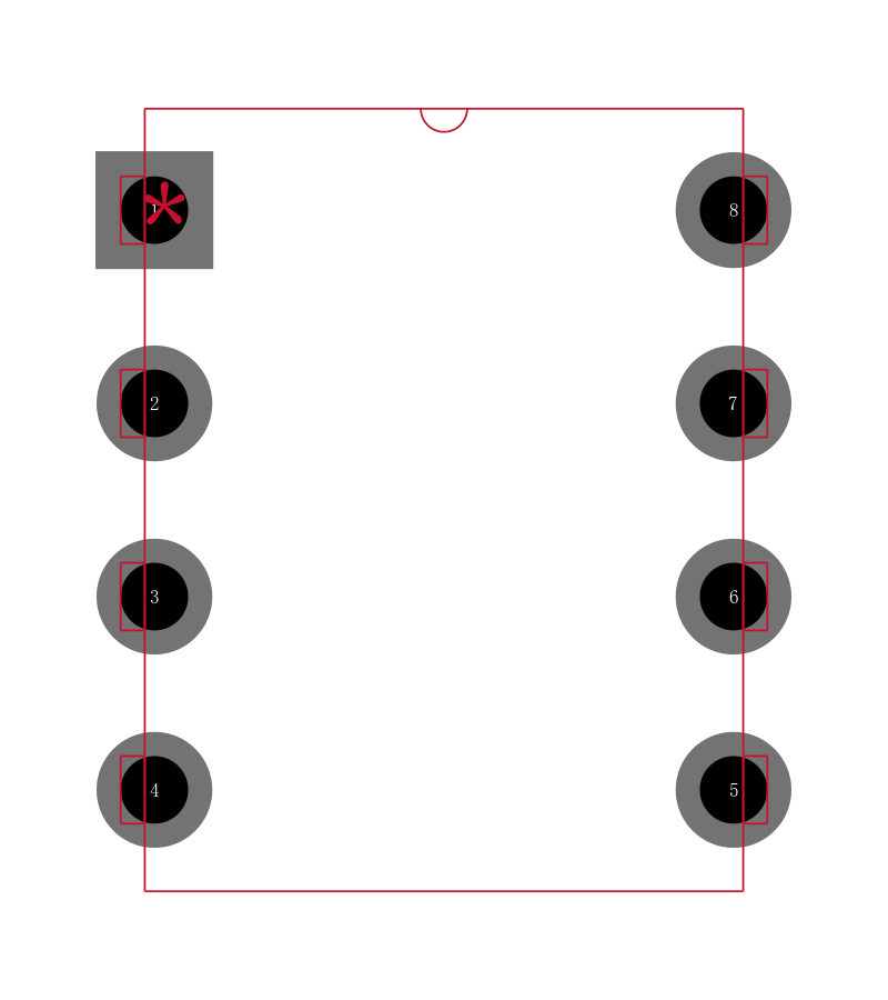 AD844SQ/883B封装焊盘图