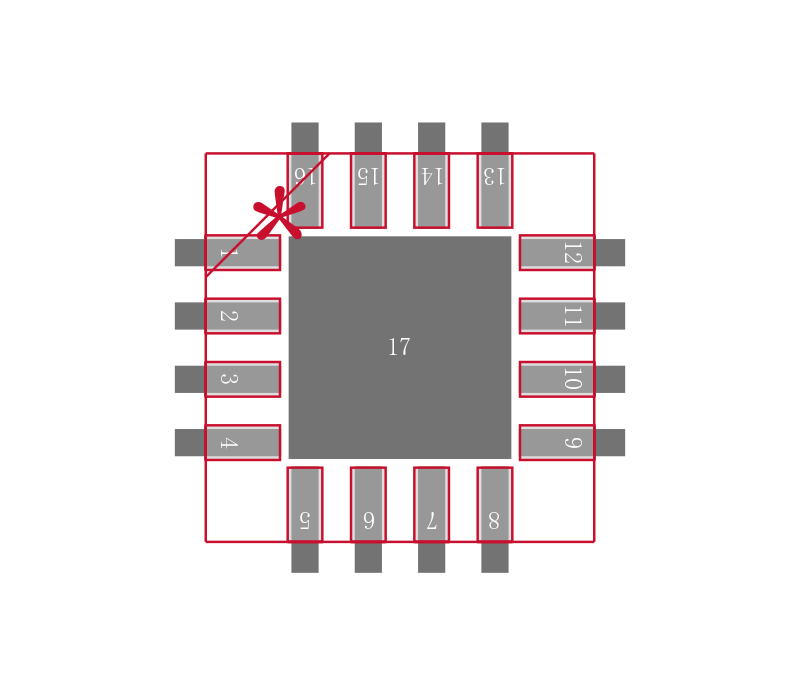 AD8567ACP-REEL7封装焊盘图
