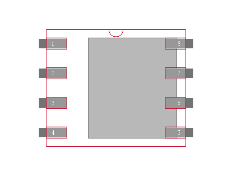 IRFH7084TRPBF封装焊盘图