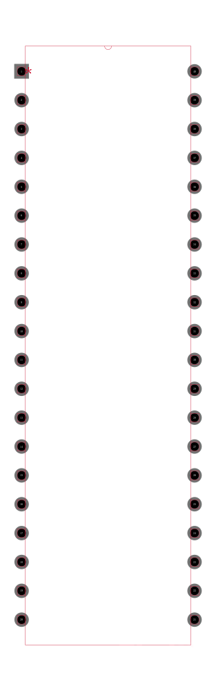 ICL7109CPL-2+封装焊盘图