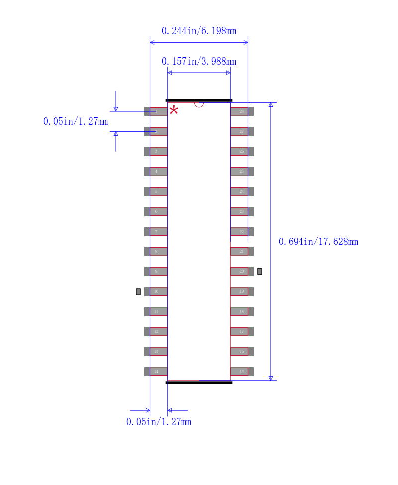 ICM7218BIPI封装图