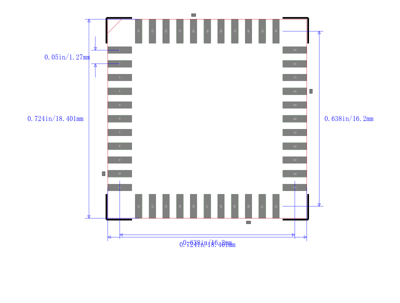 ISPLSI1016-110LJ封装图
