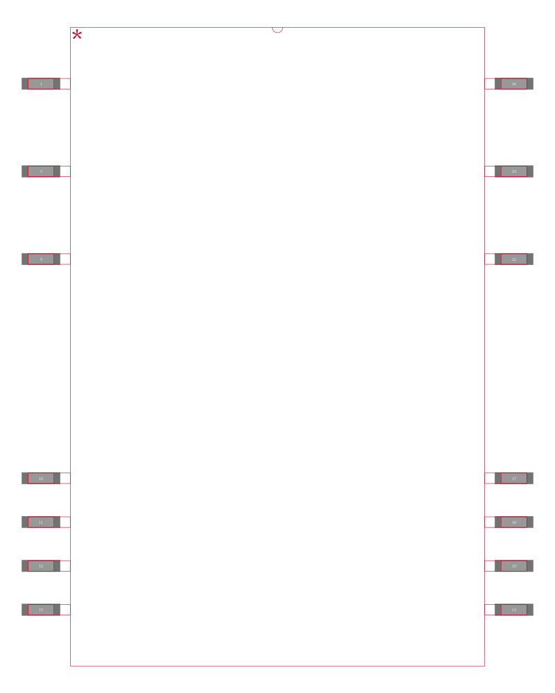 IRM-03-24S封装焊盘图