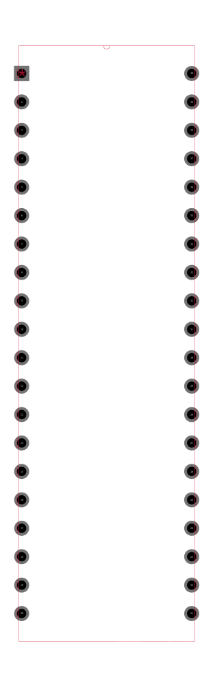 ICL7126CJL封装焊盘图