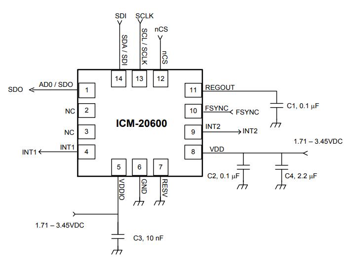 ICM-20600电路图
