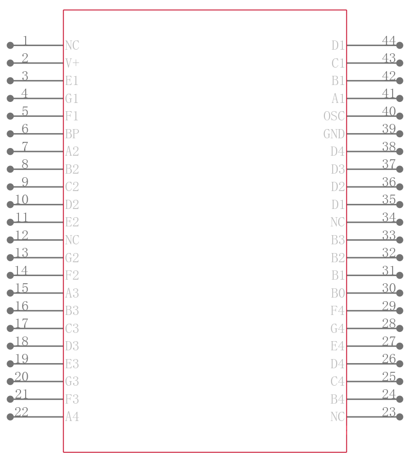 ICM7225IQH-TD引脚图
