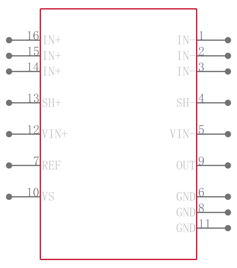 INA250A1QPWRQ1引脚图