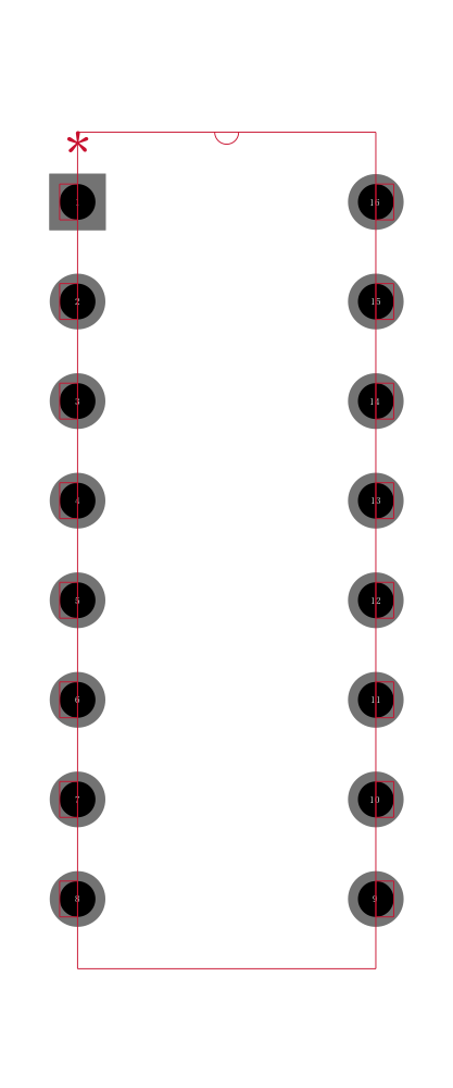 JM38510/37701BEA封装焊盘图