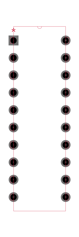 JM38510/65761BRA封装焊盘图