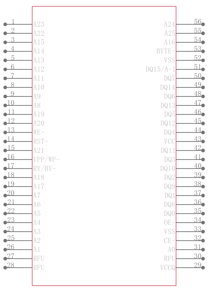 JS28F00AM29EWLA引脚图