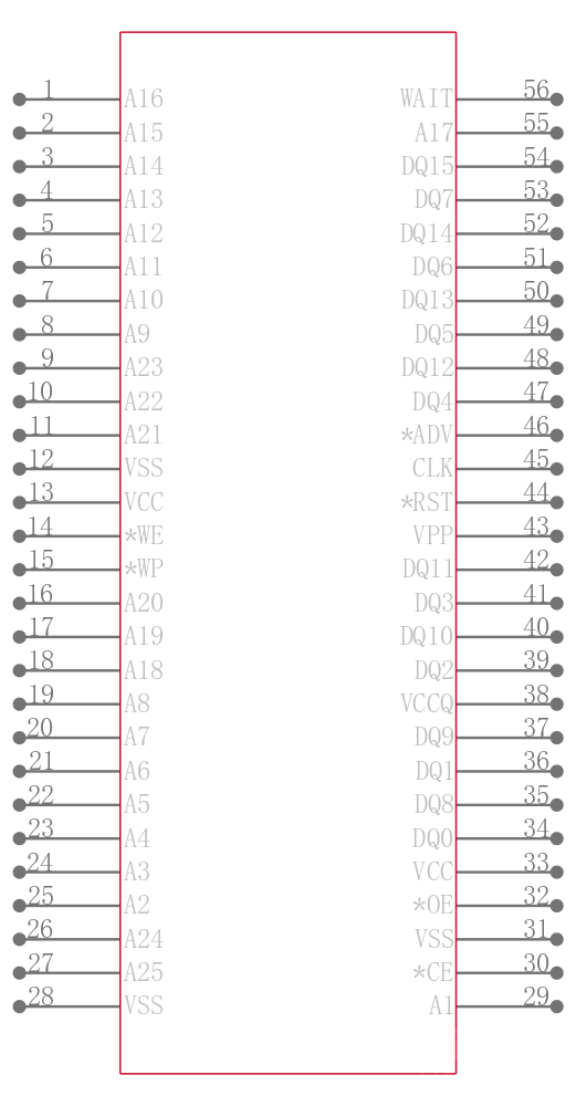 JS28F640P30B85A引脚图