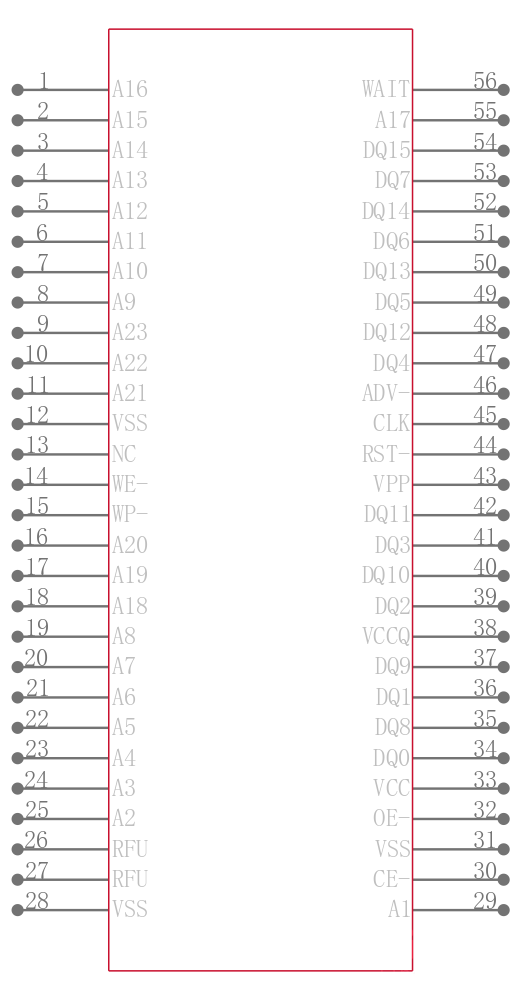 JS28F640P30BF75D引脚图