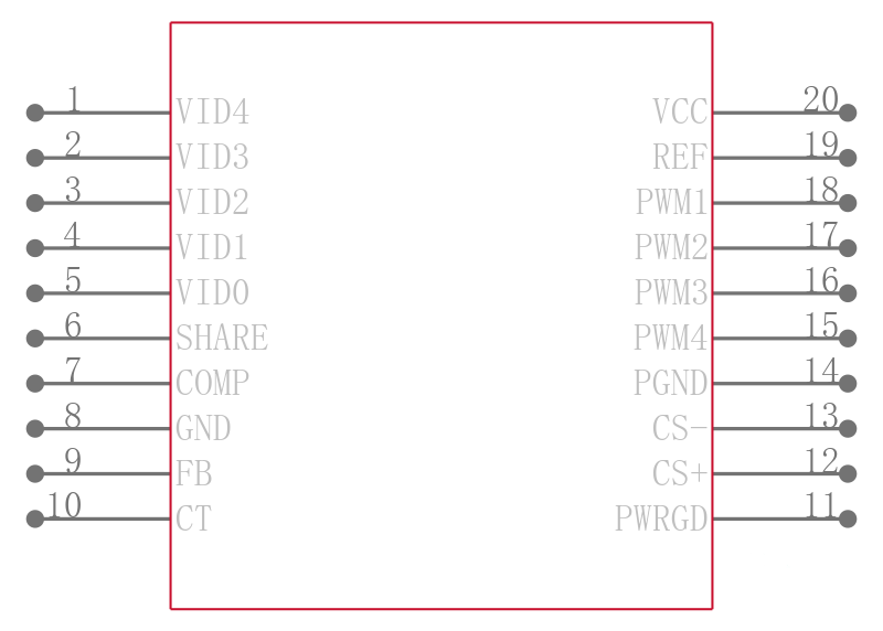 ADP3164JRUZ-REEL7引脚图