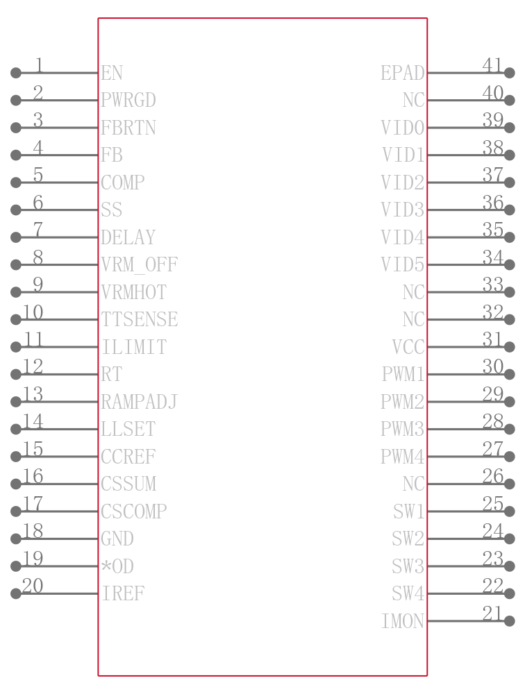 ADP3196JCPZ-RL引脚图