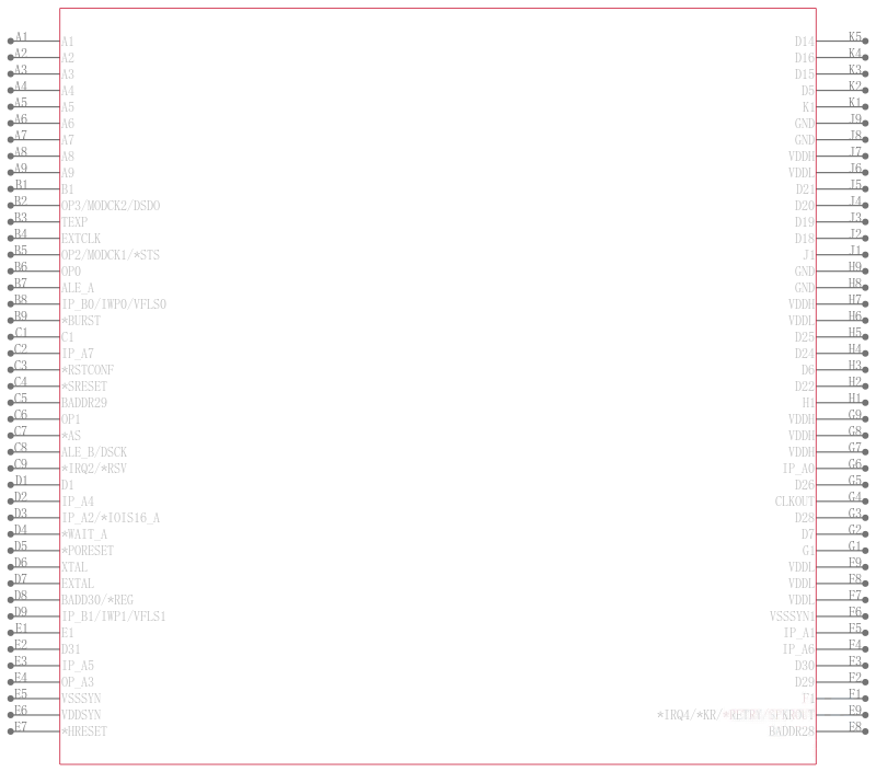 KMPC875CZT66引脚图