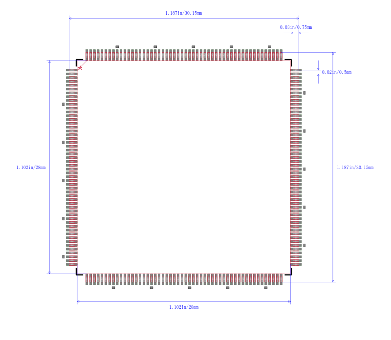 LPC1788FBD208封装图