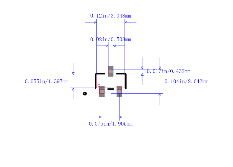 LM4040AIM3-2.5/NOPB封装图