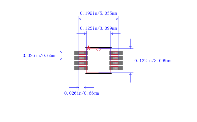 LM75BIMM-3/NOPB封装图