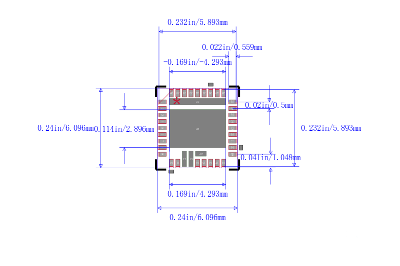 LMX2531LQX1778E/NOPB封装图