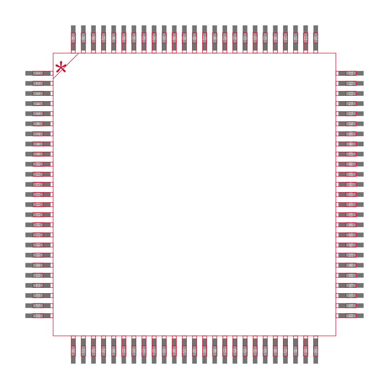 LC75808W-E封装焊盘图