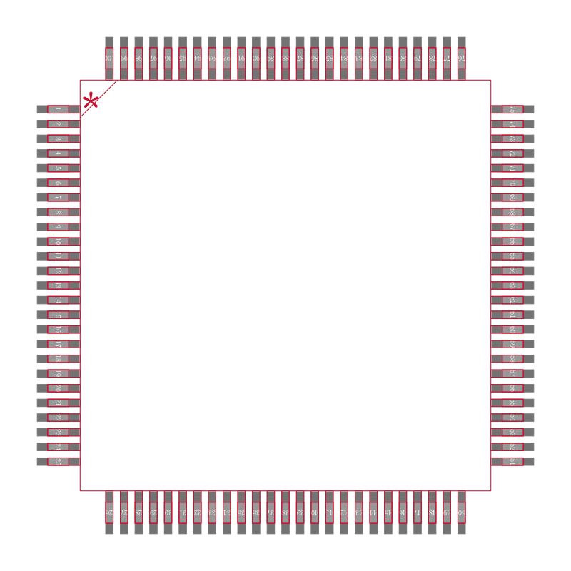 LC75813T-E封装焊盘图