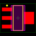LM1117IMPX-ADJ/NOPB封装焊盘图