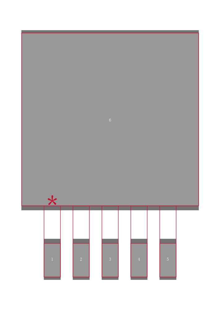 LM2596SX-3.3/NOPB封装焊盘图