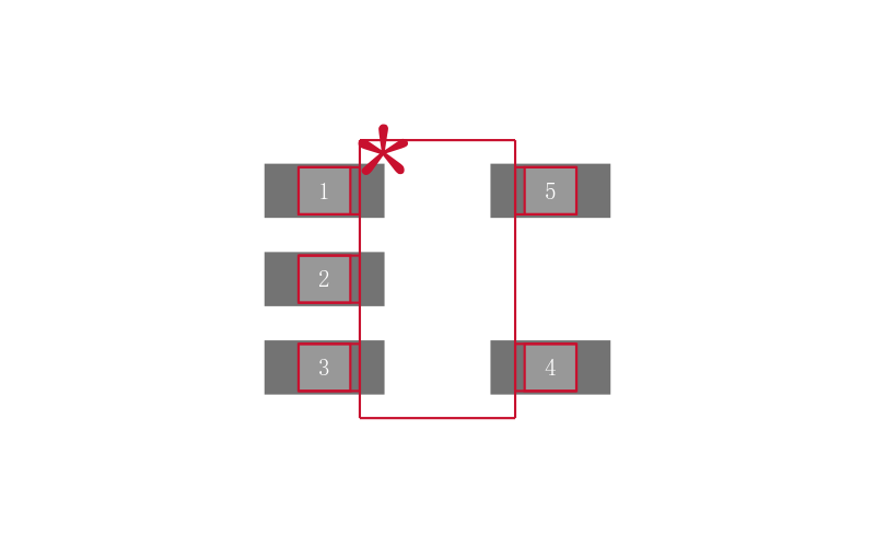 LM26CIM5X-TPA/NOPB封装焊盘图