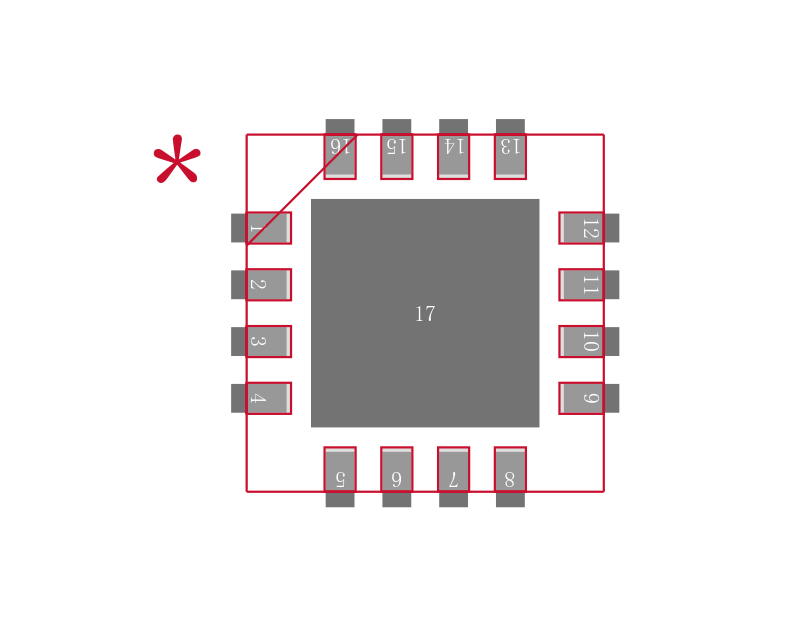 LM27402SQ/NOPB封装焊盘图