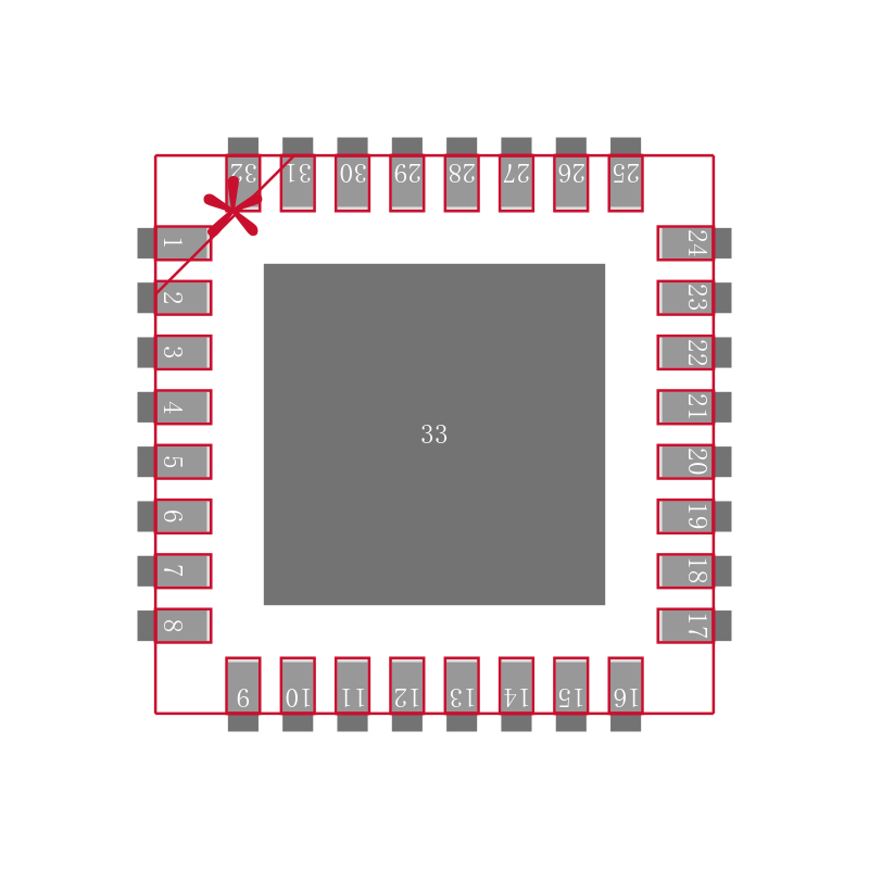 LM5119QPSQ/NOPB封装焊盘图