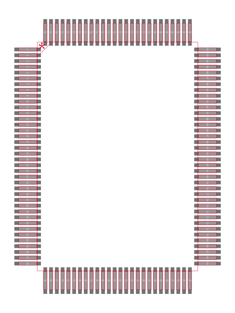LPC47M192-NW封装焊盘图