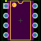 LT1054CP封装焊盘图