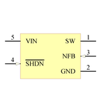 LM2611BMF/NOPB引脚图