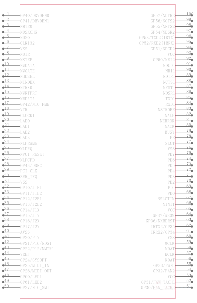 LPC47M112-MW引脚图