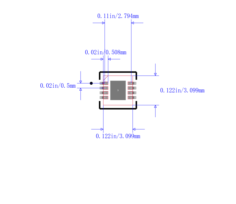 LM4673SDBD封装图