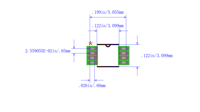 LM4871MM/NOPB封装图