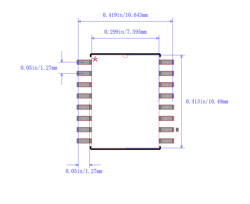 LM614IWM/NOPB封装图